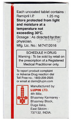 Ramistar 1.25 Tablet image