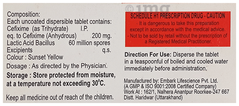 Cefkler-LB Tablet DT