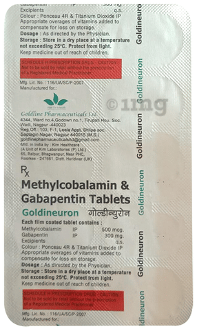 Goldineuron Tablet image Goldineuron Tablet image