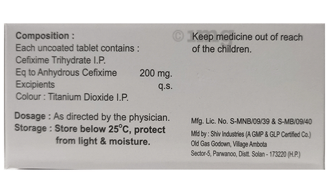 Cefic 200 Tablet image