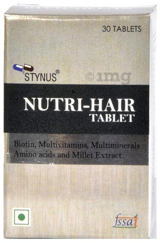 Stynus Nutri-Hair Tablet: Buy bottle of 30 tablets at best price in India |  1mg