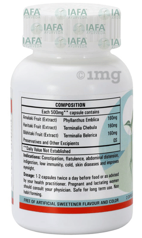 Iafa Triphala Veg Capsule image