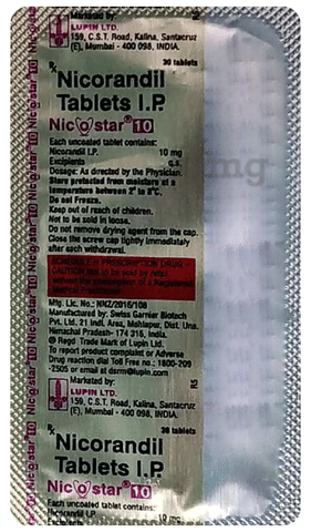 NICostar 10 Tablet image