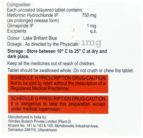 Glimisave M1 750 Tablet PR