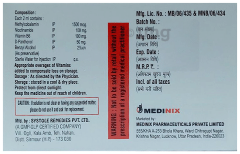 Methconix-Plus Injection