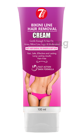 Buy everteen NATURAL Hair Removal Cream with Chamomile for Bikini Line   Underarms in Women and Girls  No Harsh Smell No Skin Darkening No Rashes   1 Pack 50 g with
