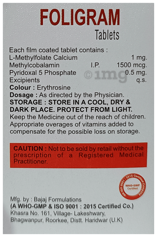 Foligram Tablet image