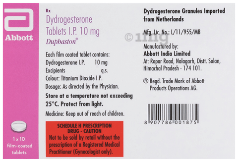 Duphaston 10mg Tablet image Duphaston 10mg Tablet image