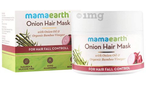 Mamaearth Onion Hair Mask: Buy jar of 200 ml Hair Mask at best price in  India | 1mg