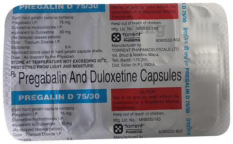 Pregalin D 75/30 Capsule