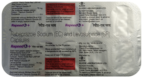 Rapeed L  Plus 75mg/20mg Capsule SR