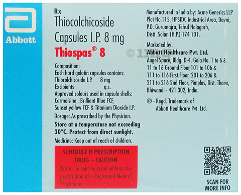 Thiospas 8 Capsule image