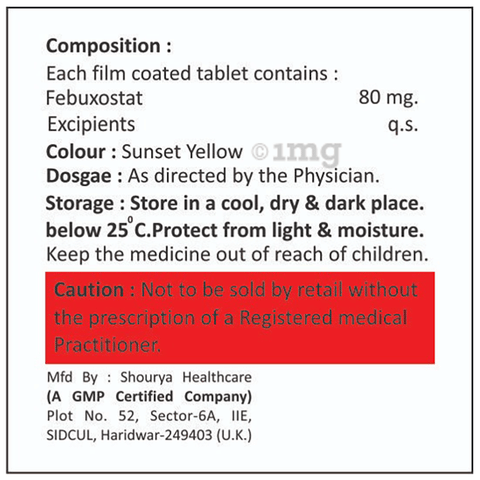 Febaus 80 Tablet image