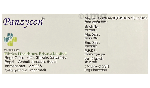 Panzycon 170mg/80mg Tablet image Panzycon 170mg/80mg Tablet image