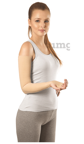 Buy Tynor Compression Arm Sleeve With Thumb, Beige, 1 Unit (015) Online in  India (2022) ⟶ Up to 60% Off + FREE All-India Delivery