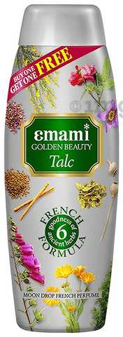 Emami Golden Beauty Moon Drop Talcum Powder Buy bottle of 100.0