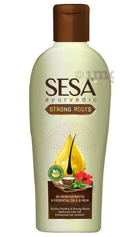 Sesa Ayurvedic Hair Vitaliser for Men for Hair Growth  19 Herbs  11 Oils   NO Mineral Oil  with Comb Applicator 100 ml