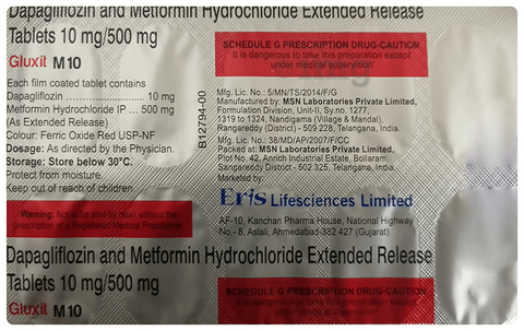 Gluxit M 10 Tablet ER image