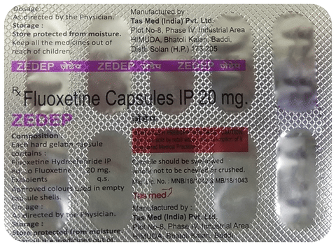 Zedep 20mg Capsule image