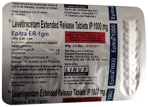 Epitra ER 1gm Tablet image