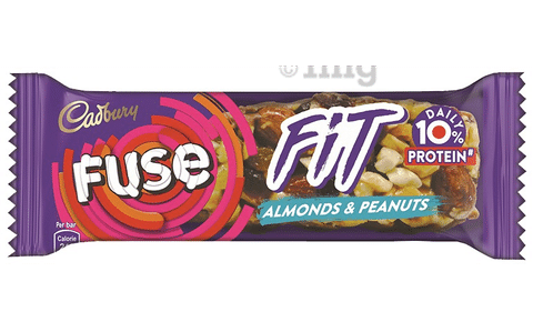 Cadbury Fuse Fit Chocolate Bar Almonds & Peanuts: Buy packet of 40 gm Bar  at best price in India | 1mg