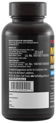 GNC Mega Men One Daily Multivitamin Tablet: Buy bottle of 60 ...