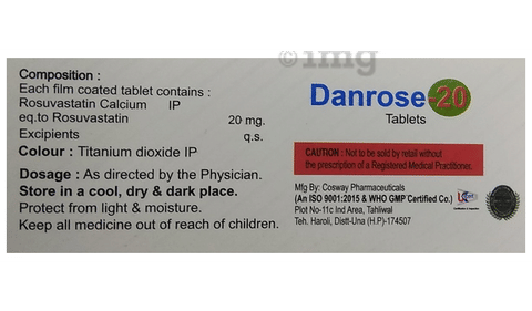 Danrose 20 Tablet image Danrose 20 Tablet image