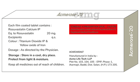 Acmerose 20 Tablet image