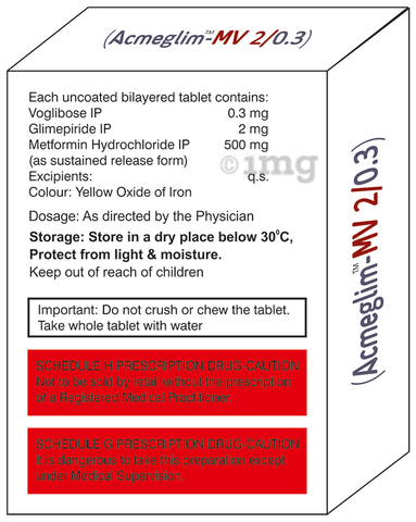 Acmeglim-MV 2/0.3 Tablet SR