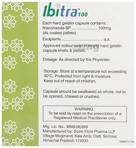 Ibitra 100mg Capsule image Ibitra 100mg Capsule image