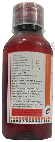 Oritus D Syrup New Improved