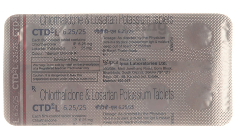 CTD-L 6.25/25 Tablet image CTD-L 6.25/25 Tablet image