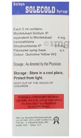 Soleys Solecold Syrup image