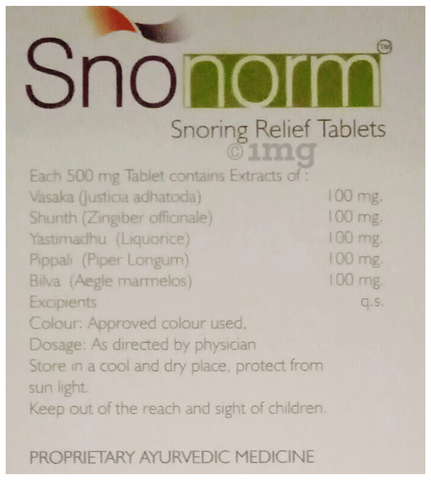 Snonorm Tablet image Snonorm Tablet image