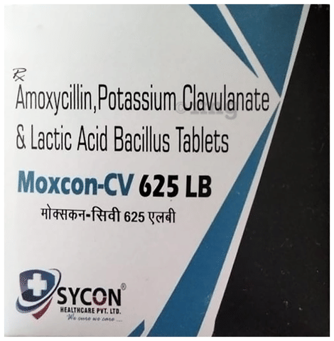 Moxcon-CV 625LB Tablet image Moxcon-CV 625LB Tablet image