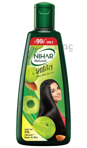 Nihar Naturals Non Sticky Coconut with Methi  Jasmine For Thick  Strong Hair  Oil  Price in India Buy Nihar Naturals Non Sticky Coconut with Methi   Jasmine For Thick 
