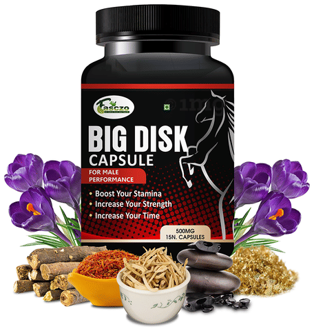 Fasczo Big Disk 500mg Capsule image Fasczo Big Disk 500mg Capsule image