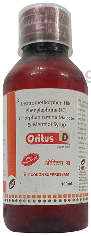 Oritus D Syrup New Improved