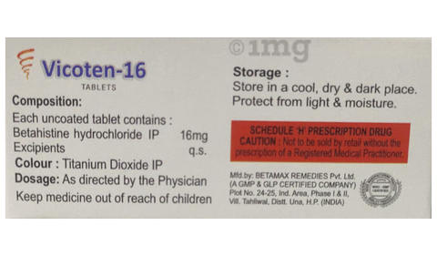 Vicoten 16 Tablet image