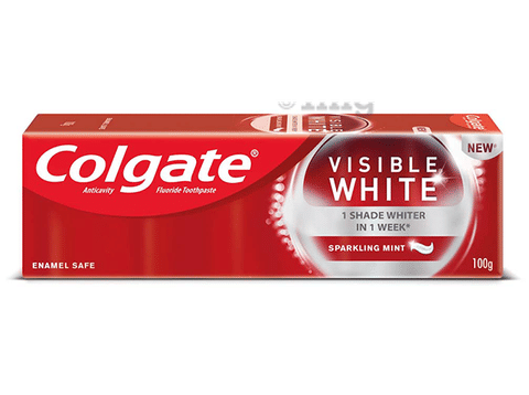 Colgate Visible White | Teeth Whitening Fluoride Toothpaste image