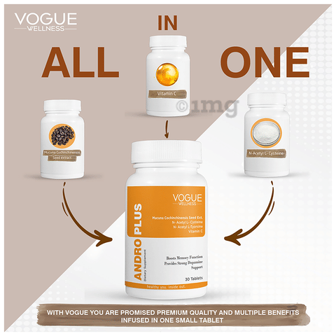 Vogue Wellness Andro Plus Tablet image Vogue Wellness Andro Plus Tablet image
