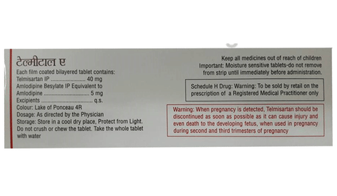 Telmital-A Tablet image