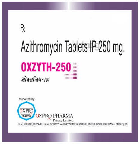 Oxzyth 250 Tablet image