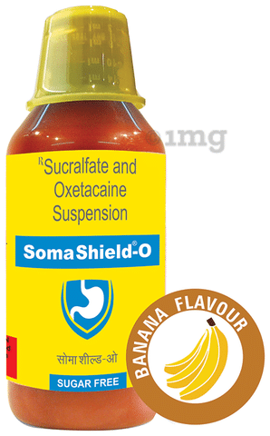 Somashield-O Oral Suspension Banana Sugar Free