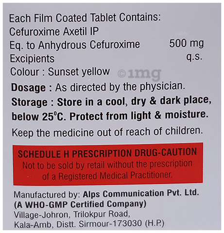 Cefushine 500 Tablet image Cefushine 500 Tablet image