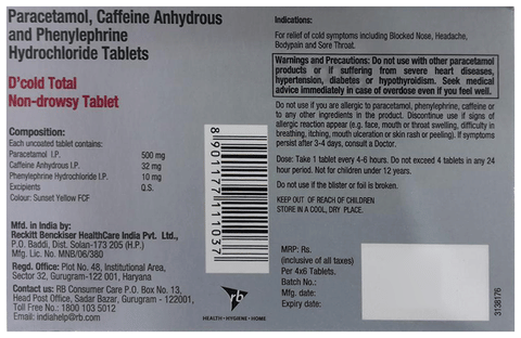 D Cold Total Tablet image