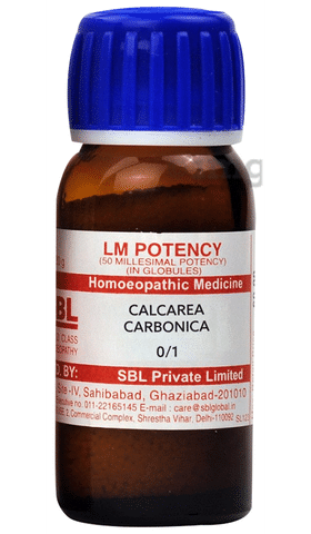 SBL Calcarea Carbonica 0/1 LM: Buy bottle of 20.0 gm Globules at best price  in India