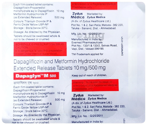 Dapaglyn M 500 Tablet ER