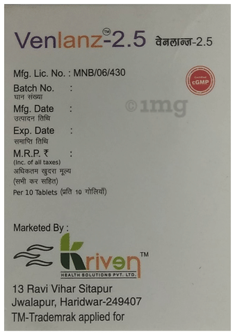 Venlanz 2.5 Tablet MD image