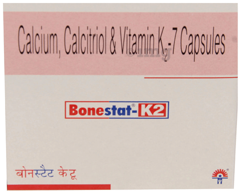 Bonestat-K2 Soft Gelatin Capsule image Bonestat-K2 Soft Gelatin Capsule image